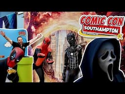 We Visit Comic Con Southampton | Vlog | Cosplay & The 1989 Batmobile Car...  🤓