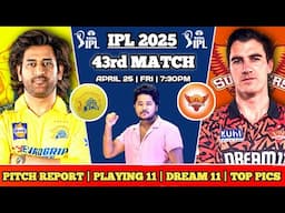 CSK vs SRH Match Prediction | CSK vs SRH IPL 43rd Match Prediction | Chennai vs Hyderabad Prediction
