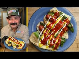 How to Grill STREET STYLE HOT DOGS with all the Fixings
