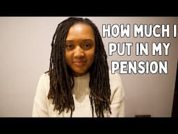 My Monthly Pension Contributions from 2017 to 2025