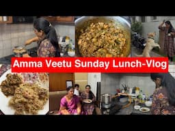 Sunday Amma Veetu Vlog|நாட்டுகோழ மிளகு வறுவல் |New Presser Pan