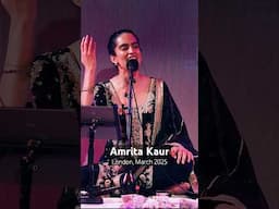 Live in London (Private mehfil) March 2025 - audience singing along will always be a fav memory!