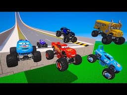 Cars Monster Truck McQueen & Friends Monster Trucks Jackson Storm The King Miss Fritter Bobby Swift