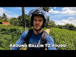 I drove the around the entire island of Bali in a weekend