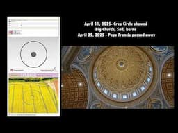 2025's first 5 crop circles - New Pope, Ukraine strike on Russia, ICE protest, Israel war with Iran