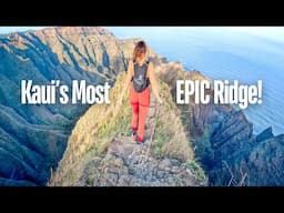 Hiking Kauai's Most Epic Ridgelines : Awa'awapuhi and Nu'alolo Loop