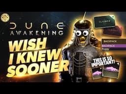 Dune Awakening - Wish I Knew Sooner | Tips, Tricks, & Game Knowledge for New Players