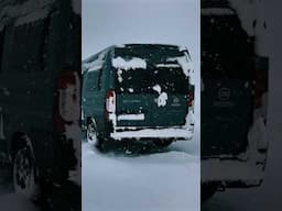 BLIZZARD SURVIVIAL 7 Days STRANDED on Remote Island Town. HEAVY SNOWSTORM Cozy Van Life Camping