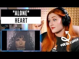 i may have momentarily died *figuratively speaking* | Vocal Coach reaction-analysis of Heart "Alone"