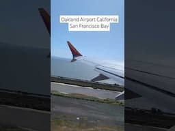Oakland Airport, San Francisco Bay #airplane #airport #plane #takeoff