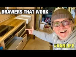 Smart Storage for My Camper Van | Building & Installing Drawers That Actually Work!