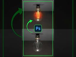 Glow a bulb in photoshop #shorts #photoshopshorts #photoshop #photoshoptutorial #becomeversed