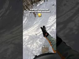 Clear And Easy To Follow😂 #snowboarding #skiing #tree #friends #shred #lol #funny #fun #snow #vibes