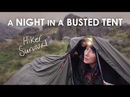 Busted Tent Hiker Survival Scenario • Level 1: Cold & Light Rain (Easy!)