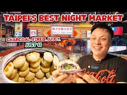 Taipei's Best Mile Long Street Food Night Market!  Incredible Michelin Recommended Eats!