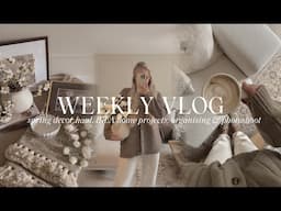 WEEKLY VLOG | spring decor haul, IKEA home projects, brand photoshoot & playroom transformation
