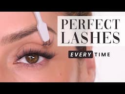 How To Apply False Lashes PERFECTLY Every Time!