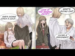 [Manga Dub] A rich girl was sleeping on a bench, so I covered her up with my jacket... Then she...