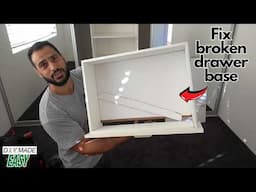 How to fix a drawer base - DIY