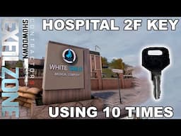 RadFox University: Key Room Tour. Using Hospital 2F RARE Key 10 Times. Resort | Showdown Exfil Zone