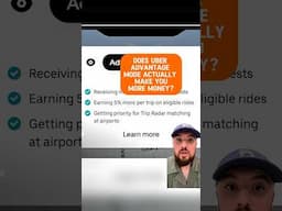 Does Uber Advantage Mode Actually Make You More Money? This Is What One Driver Found Out. #rideshare