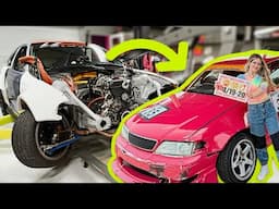 3.4 2JZ E46 Engine Install + FULL SEND in Japan for Matsuri in the JZX100 !!