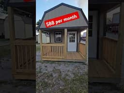 FOR SALE- Tiny House $88 Per Month #tinyhouse #tinyhome #affordable