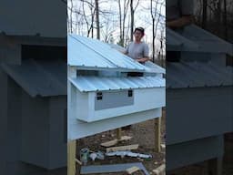 This coop cost $556. Luxury on the CHEAP. #chickencoop #chickenhouse #chicken #diy #homemade #build
