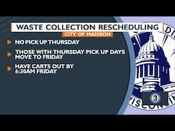 Waste collection rescheduling