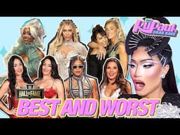BEST and WORST Dressed From WWE Hall of Fame 2025 w/ Kahmora Hall from RuPaul's Drag Race