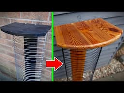 Restoring an Old DVD Rack with Junk Wood - Turning Trash into Treasure!