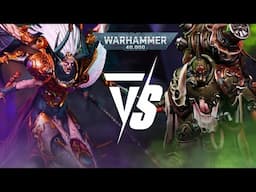 NEW Death Guard Vs Emperors Children: 2000pts Warhammer 40K Battle Report