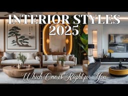 Top 5 Interior Styles for 2025 – Which One is Right for You?#homedecor #homedesign #interiordesign