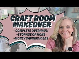 Craft Room MAKEOVER with *New* Built-In Reading Nook