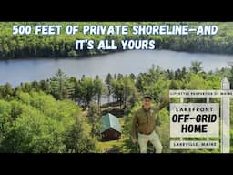 Off-Grid Lakefront Cabin in Maine | ME Real Estate