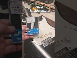 Stratocaster Modifications- Seymour Duncan Hot Rail Pickup, among other things.