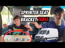 Sprinter Seat Bracket Install for Lagun Table | White Top Adventures