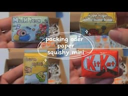 #11 [🍭 Gói hàng] ✨🥝 squishy giấy mini cùng Thuw nhă 🌷😋#handmade #viral #xh #squishygiay #viral
