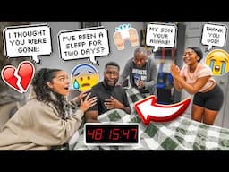 Convincing My Fiancé He Slept for 2 DAYS! 😂 | EPIC Sleeping PRANK + HILARIOUS Reaction!