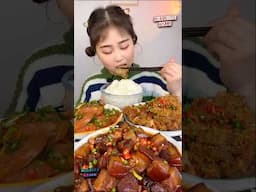 ASMR Chinese Pork Curry Rice Challenge | MUKBANG ASMR EATING | #mukbang #shorts #food #delicious