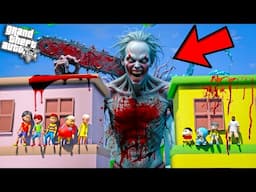 GTA V: Shinchan Escape from Serbian Dancing Monster - Hide & Seek Shinchan Doraemon GTA5Telugu