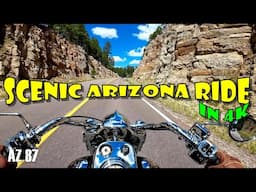 Scenic Arizona Motorcycle Ride 4K Random Ride Indian Springfield @Indian_Motorcycle #arizonascenic
