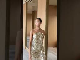 Felt like a gold goddess, watch more on my reels on IG! @ChriselleLim 🥰🫶🏻 #reelsinstagram