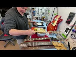 Unboxing a gift parcel from a Reloved Guitars supporter