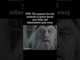 When gluten finally leaves my body! 😂 #glutenfree #celiac  #inflammation