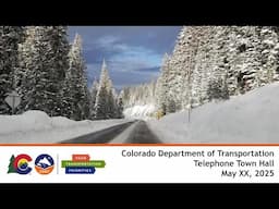 CDOT 2025 Telephone Town Hall covering Denver, Arapahoe and Douglas counties