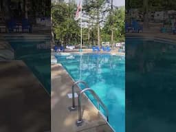 The POOL is Open! Wading Pines Camping Resort #pool #summer #Camping