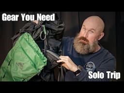 Most Important Gear For First Solo Backpacking Trip
