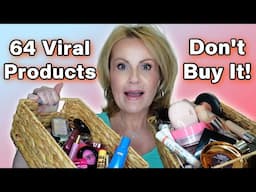 I Tried 64 VIRAL MAKEUP Products So You Don't Have To! Part 1