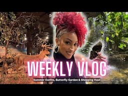 Weekly Vlog | Cute Thrifted Outfits, Butterfly Garden, Fragrance Haul & Homemade Pizza! S25 Ep. 17